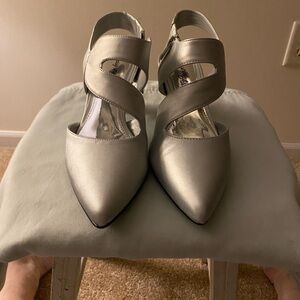 Chic Silver Women's Heels